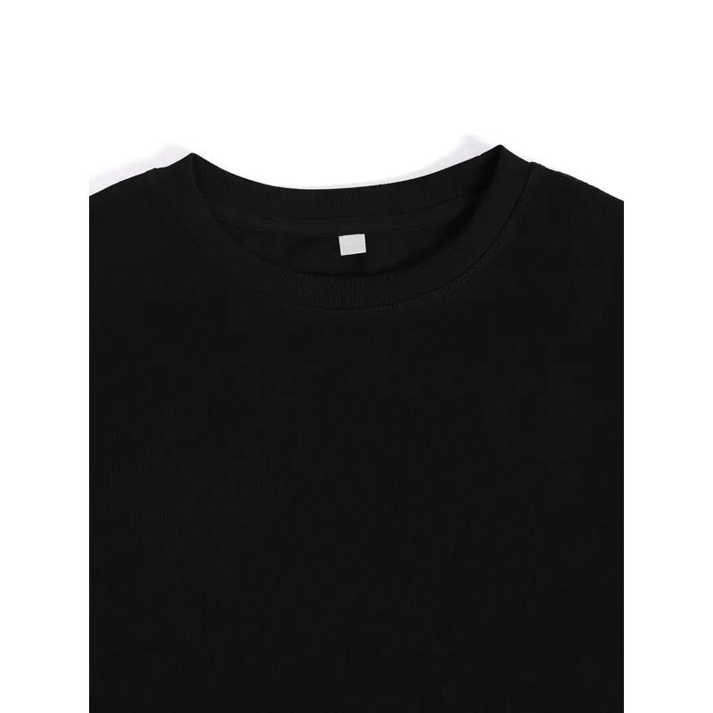 Европейские размеры Мужская футболка с графическим принтом Иконы Хоррора - Черная Повседневная Летняя футболка с коротким рукавом и круглым вырезом с Фредди Крюгером, Джейсоном,