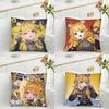 Game Ju Fufu Zenless Zone Zero Pillow Case Fashion Square Pillowcase Bedroom Sofa Room Ins Decoration Leisure