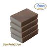 1/2/4/6/8Pcs Carborundum Removing Rust Cleaning Brush Descaling Clean Rub for Cooktop Pot Kitchen Sponge