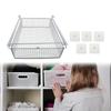 Hanging Pull Out Drawer Basket Under Shelf, Multifunctional Sliding Organizer Cabinet for