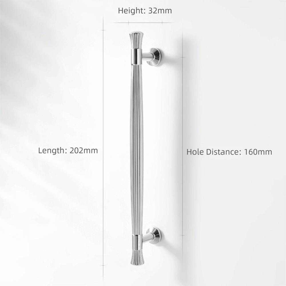 Nickel Silver Finish Cabinet Pulls Handles Wardrobe Cupboard Handles Kitchen Cupboards