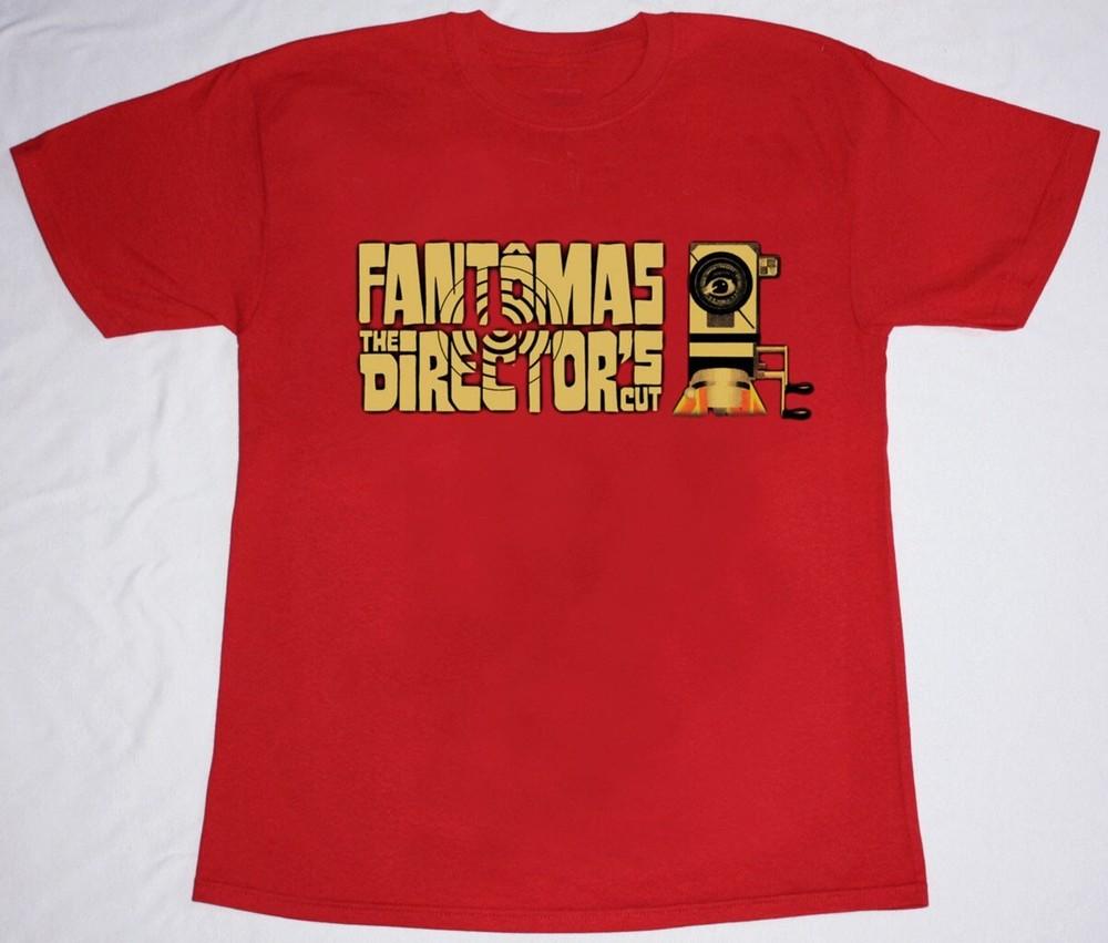 FANTOMAS THE DIRECTOR'S CUT NEW RED T-shirt Cotton Unisex Tee Size S-4XL BO939 Unisex T-Shirt