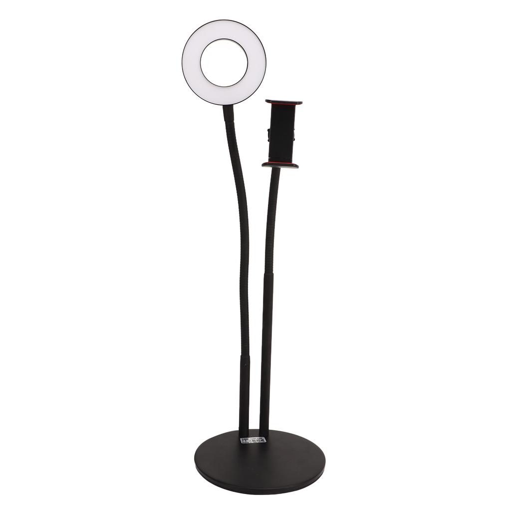 Selfie Ring Ligh Dimmable 3 Color Temperature Desktop LED Circle Light with Stand For Live