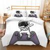 Комплекты постельного белья, домашний текстиль, комплект пододеяльников с 3D геймерской печатью, черный фон, роскошный комплект постельного белья, высокое качество