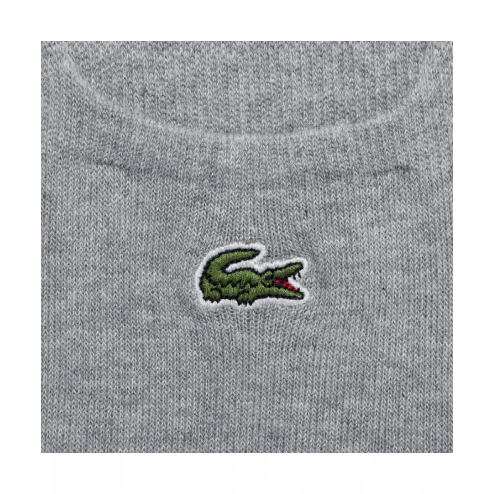 Lacoste Мужские базовые поддельные носки [меланжевый серый]