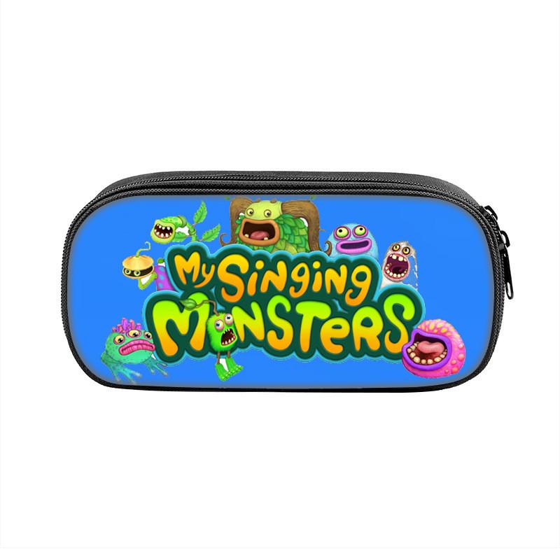 Пенал My Singing Monsters Нейлоновый Органайзер Для Учеников С Веселым Мультяшным Дизайном
