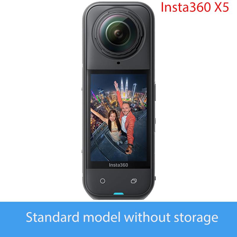 insta360 X5 8K Waterproof 49ft 360 Action Camera with 1/1.28" 48MP Sensors 8K 360 HDR Video 72MP 5nm AI Chip 185Min Battery Life