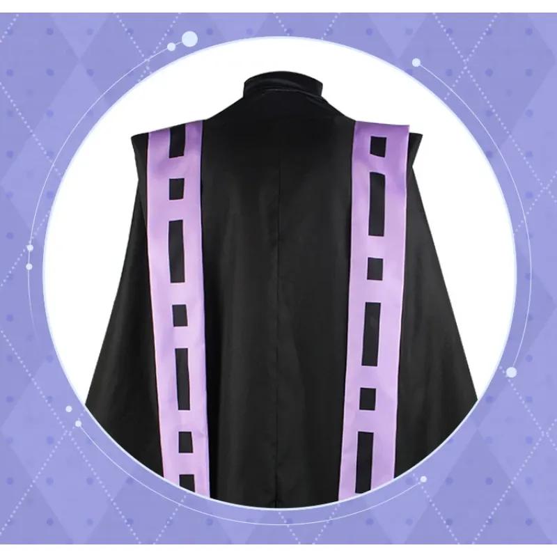 Demon Slayer Косплей Doma Douma Косплей Костюм Парик Вентилятор Наборы Kimetsu No Yaiba Наряд Хэллоуин Аниме Douma Кимоно для мужчин и женщин