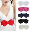 Women Fashion Bowknot Waistband Wide Elastic Stretch Waist Belt