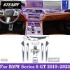 For BMW Series 6 GT 2019-2023 Car interior Center console transparent TPU Paint protective film Anti scratch sticker LCD screen