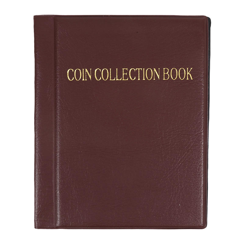 Винтажный альбом для коллекции монет на 240 ячеек - Портативный держатель-книга для хранения пенни для коллекционеров