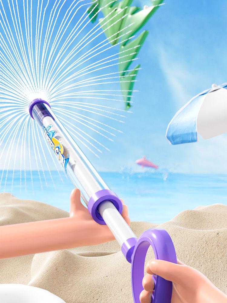 3-х элементный водяной пистолет-фейерверк для игры в воде, игрушка для пляжа, детский водяной пистолет, водяной пистолет для вечеринки, плавающий водяной пистолет