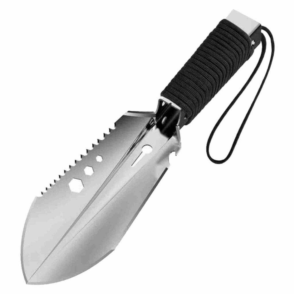 Мультиинструмент 8 в 1, походная лопата, уличная портативная ручная лопата с чехлом для хранения для пеших походов, туризма, садоводства