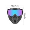 Очки для езды на мотоцикле с защитой от ультрафиолета, ветрозащитные очки с защитой лица, регулируемые очки, защитная крышка для лица для езды на велосипеде