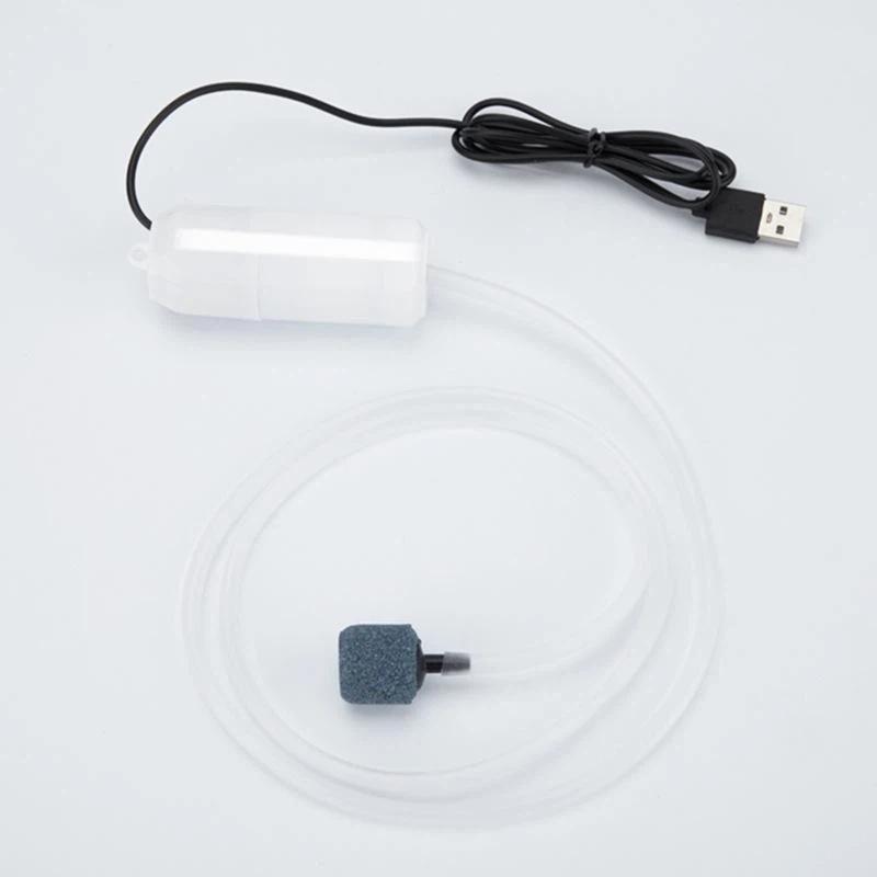 Aquarium Air Pump Silent Portable High Efficiency Oxygen Aerator for Fish Breeding Shrimp Tank Small Aquarium