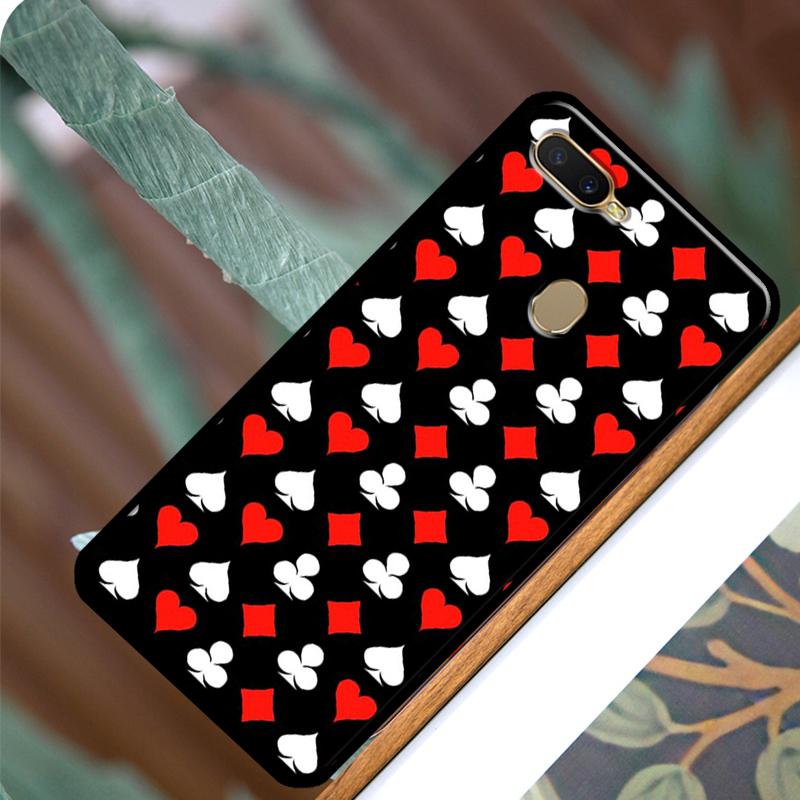 Чехол для покера в казино Лас-Вегаса для OPPO A83 A91 A93 A1K A15 A3S A54 A74 A94 A5 A9 A31 A53 A52 A72 A53S, задняя крышка