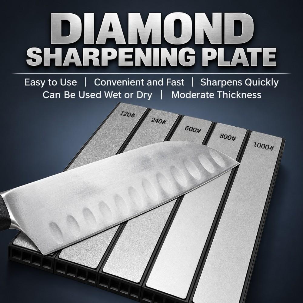Grit 80-3000 Polishing Disc Rectangular Sharpening Bar New Diamond Stone