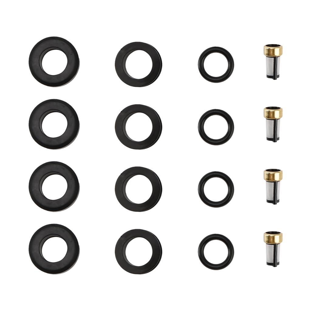 4 ШТ. Уплотнительное кольцо топливной форсунки, фильтр, уплотнитель, подходит для Mazda RX-7 FC 13B Rotary 1986-1991