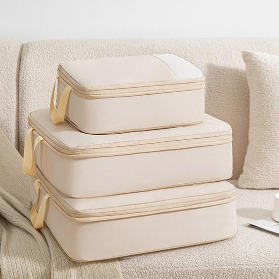 3 шт./4 шт. сумка для хранения, дорожные упаковочные сумки, набор, двойная молния, органайзер для багажа, одежды для деловых поездок, отпуска