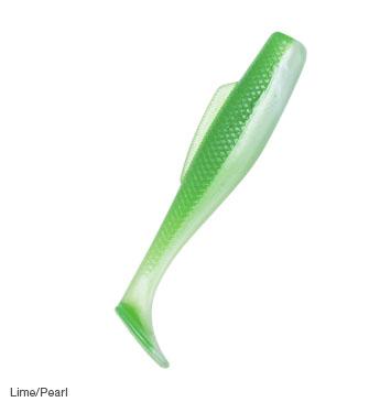 Zman Мягкая приманка MinnowZ 3 дюйма, 6 шт. в упаковке, лаймовый жемчуг (9665)