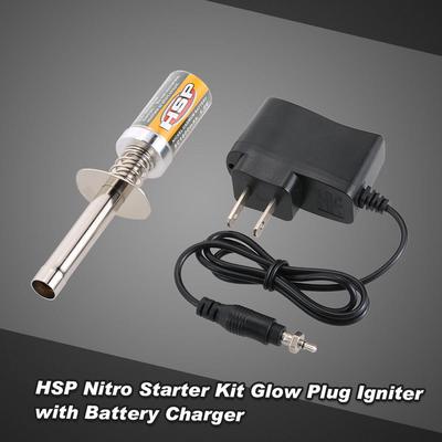 HSP Nitro Starter Kit Свеча накаливания с зарядным устройством для радиоуправляемого автомобиля HSP RedCat Nitro Powered