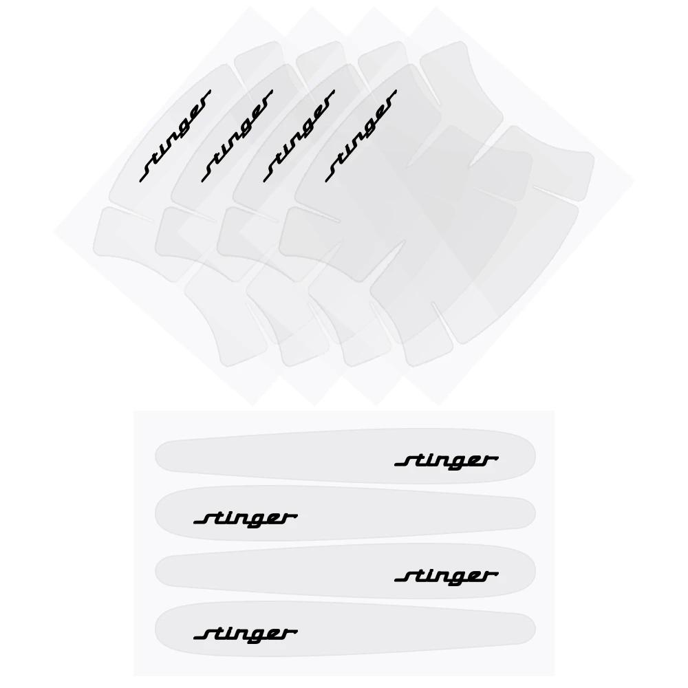 RGC1 8Pcs Car Stickers Door Handle Bowl Scratch Protective Decals For Kia RIO PICANTO CARENS CARNIVAL K5 MOHAVE NIRO VENGA Decor