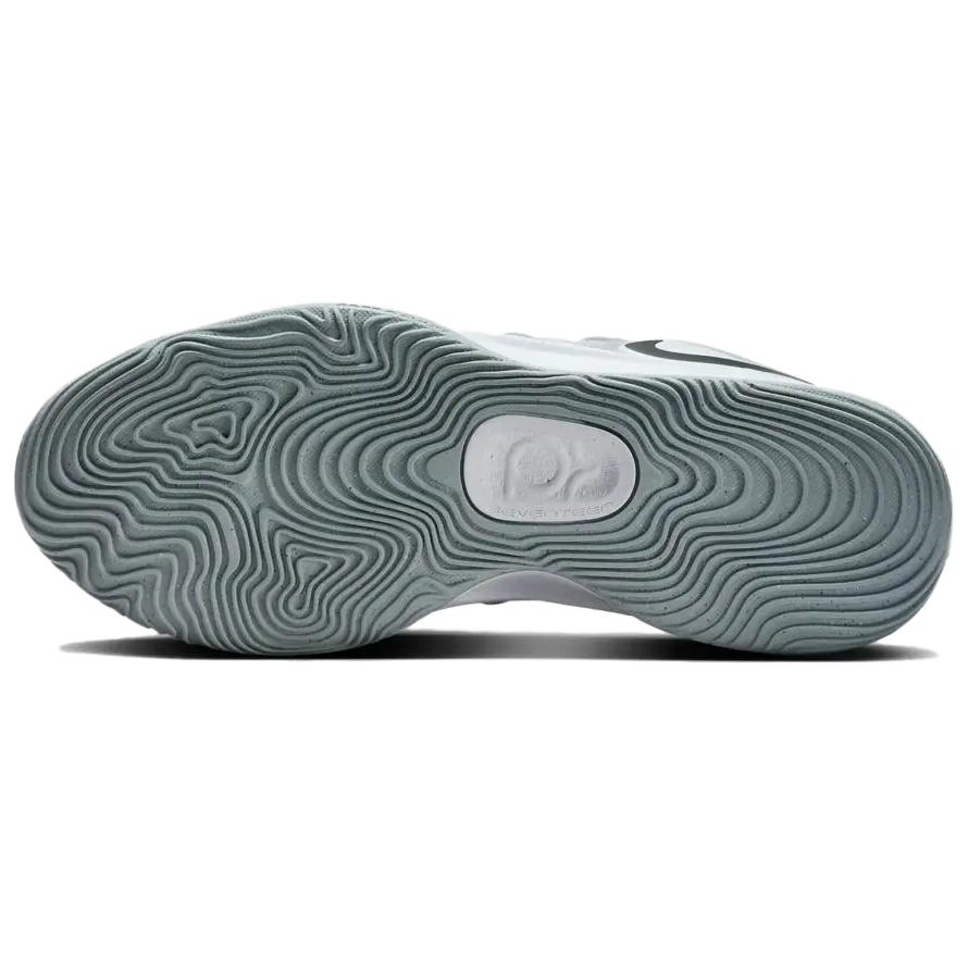 Nike Кроссовки мужские KD 17 TB Wolf Grey белые черные FV1307-002
