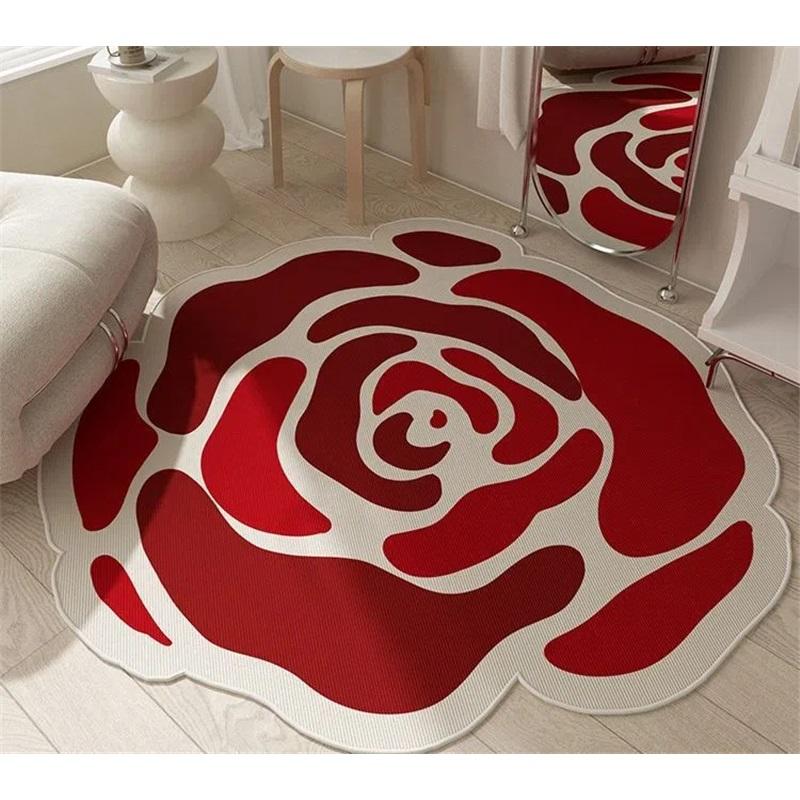 Ковер Camellia для гостиной, светлая, роскошная, премиум-подушка для пола, спальня, гардеробная, подушка для ног, кабинет, вращающееся кресло, подушка