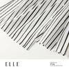 ELLE Французское полосатое платье-рубашка
