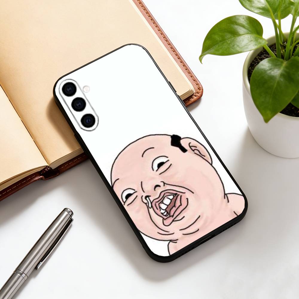 Забавные мультяшки Чехол для телефона Samsung Galaxy A73, A72, A71, A70, A53, A52, A51, Мягкий силиконовый черный чехол