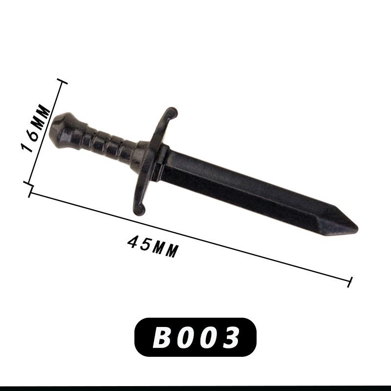 Минифигурка средневекового рыцаря: Фонтан, Рапира, Совместимый с кубиками LEGO