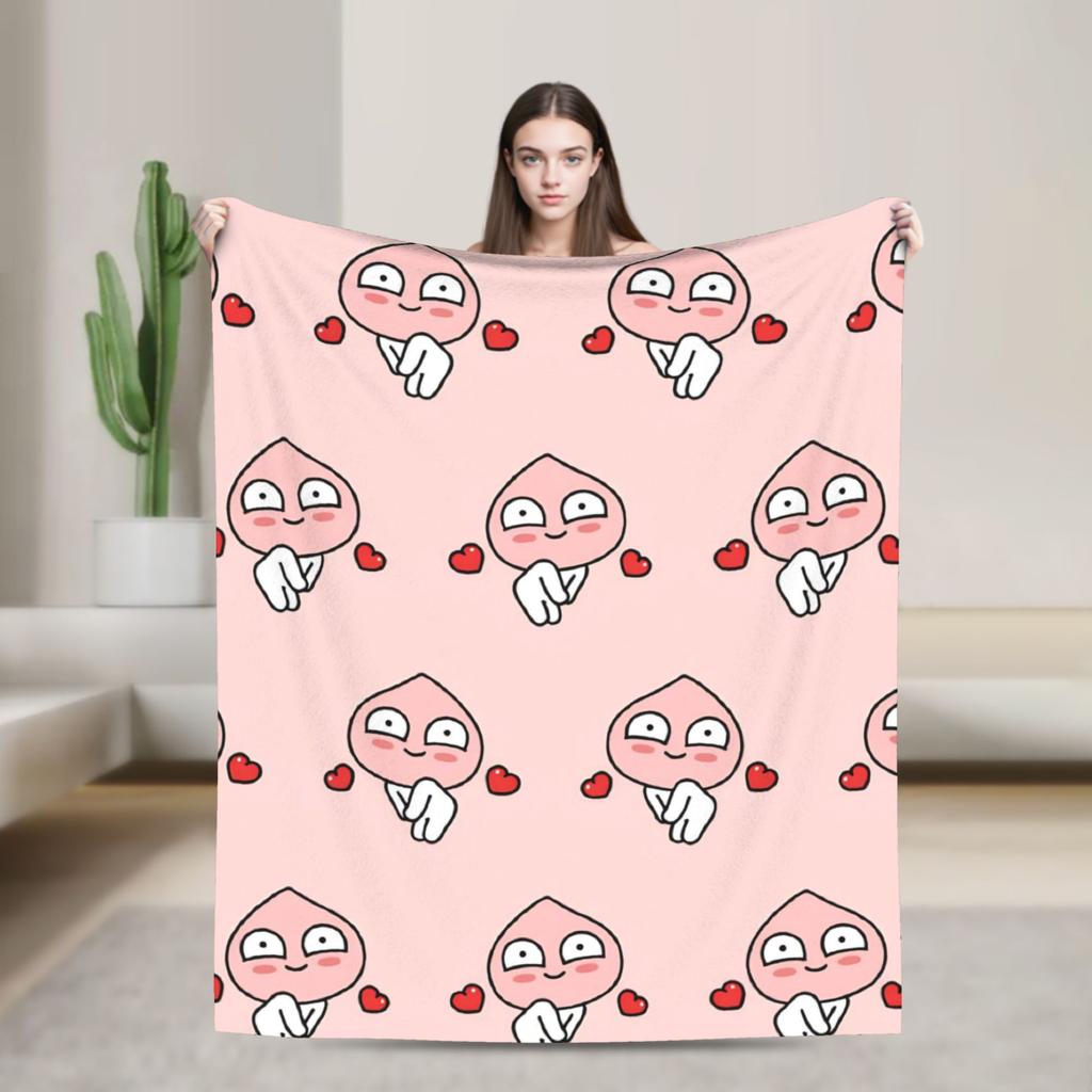 K-Kakaos F-Friends   Plush Blanket Kids  Flannel Throw Blanket For Couch Chair Soft Custom Quality Bedspread Gift Idea