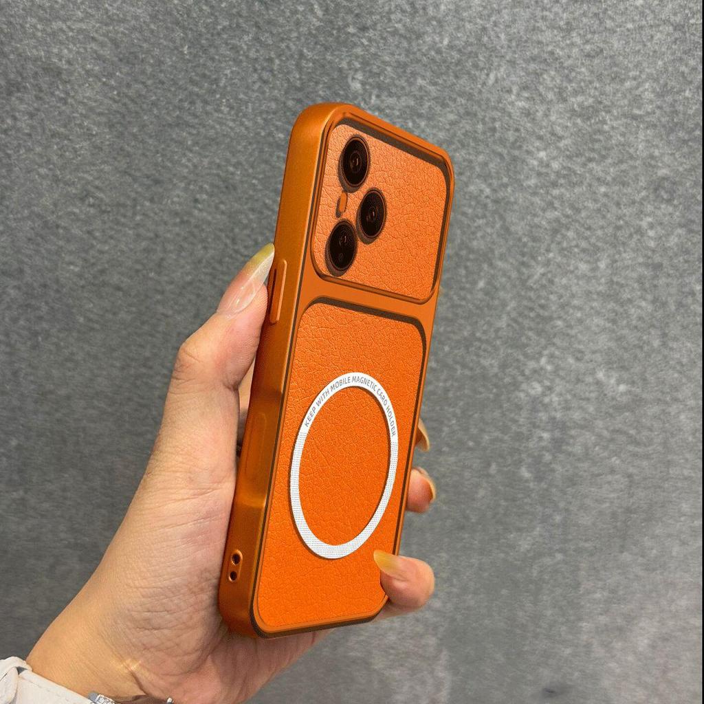 Улучшенный защитный чехол с большим объективом для HONOR 400 Pro, роскошный кожаный чехол с магнитным кольцом