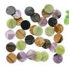 20mm Purple Amethyst Agate Jasper Hairpin Sticker for DIY Jewelry Making