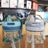Бутылка для воды спортивная с ручкой 500/650 мл Drinkware портативная пластиковая прозрачная бутылка для воды подарок