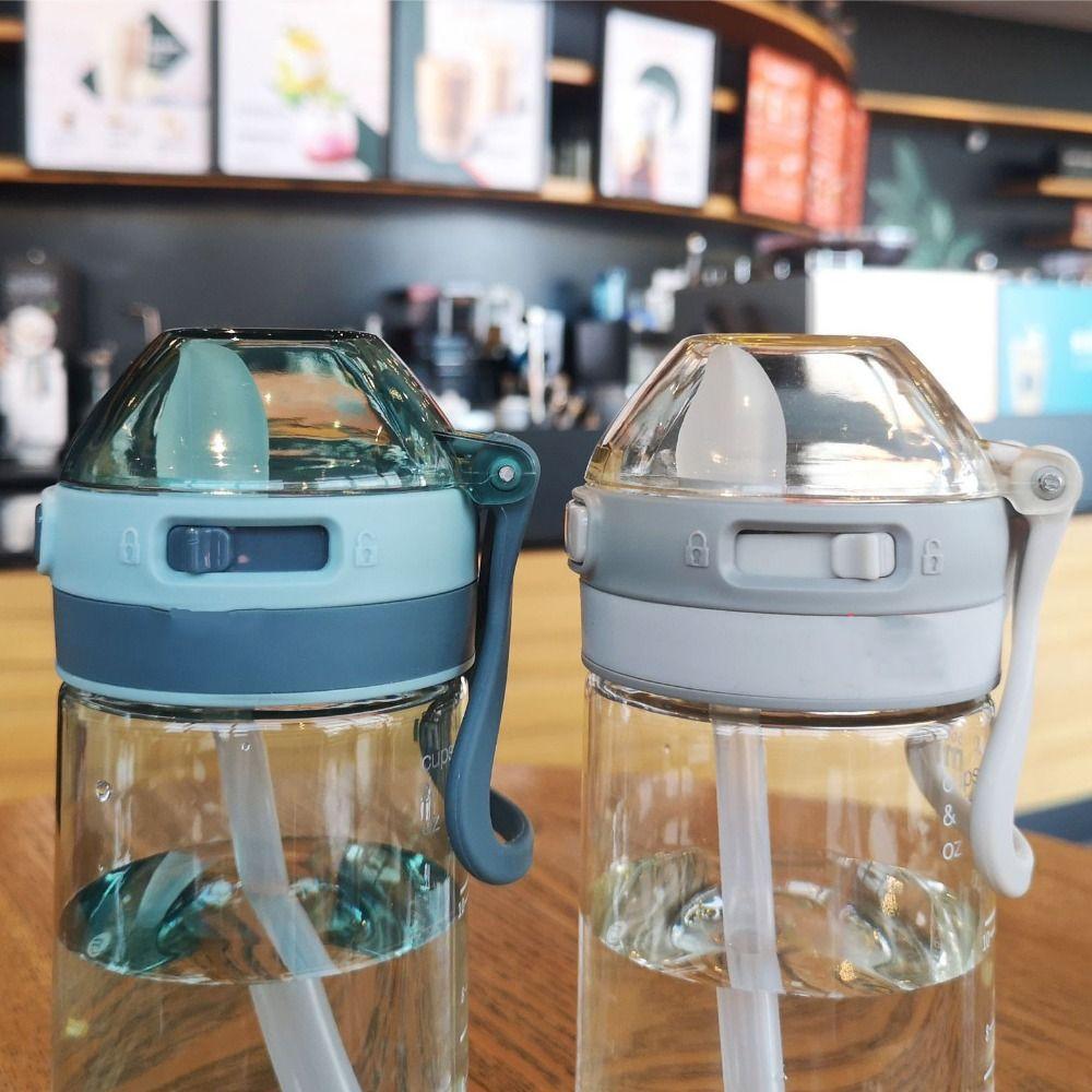 Бутылка для воды спортивная с ручкой 500/650 мл Drinkware портативная пластиковая прозрачная бутылка для воды подарок