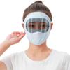 Dustproof Thin Face Mask HD Anti Fog Goggles Sunscreen Hood Stylish Summer Sunscreen Mask  Women