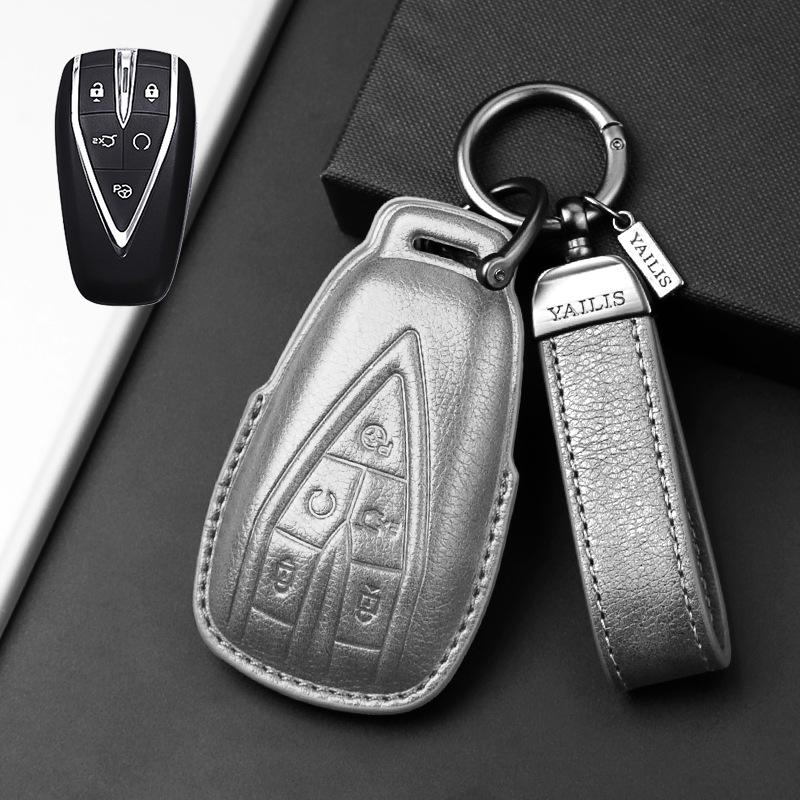 For Changan CS75 CS55 Plus Eado CS35 Plus Oshan X7 UNI-T UNI-V Car Key Case Protective Cover Keychain Shell Fob Auto Accessories