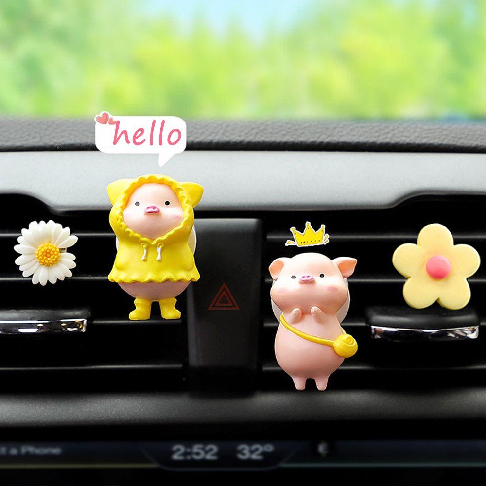 Новое украшение для интерьера, милый поросенок, зажим для духов, освежитель воздуха для автомобиля, кондиционер