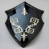 Рыцарь Викинг Щит Средневековый LARP Косплей, Нержавеющая Сталь 76.2 см Декоративный Предмет Дом Офис Рождество Новый Год Подарок на День Отца