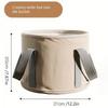 Portable Foldable Foot Soak Bucket: Insulated and High-Deep Design for Outdoor and Indoor Use
