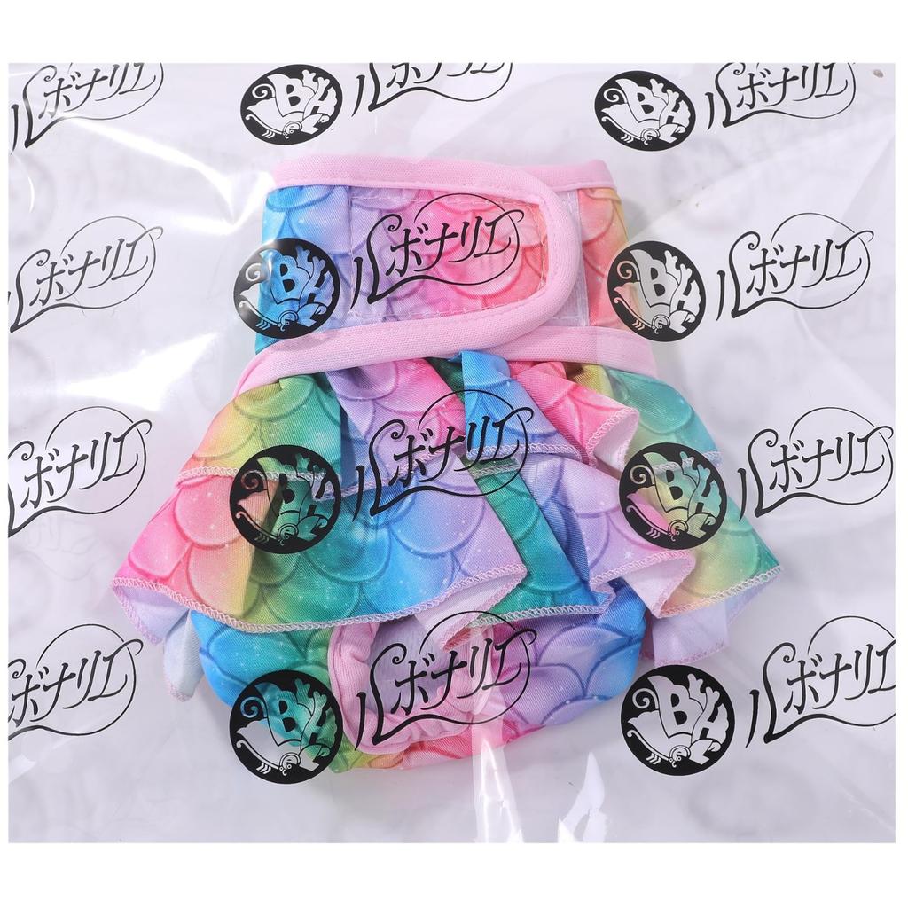 Рубонарие ПЭТ Санитарные штаны для собак, Моющиеся, Цветные, Штаны для манер собаки (Русалка, Размер M)