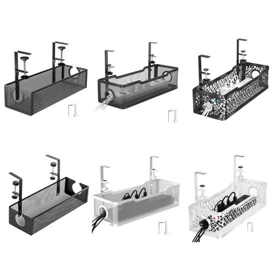 Стойка для хранения Большая вместимость Прочная несущая способность Простая установка Крепление с зажимом Управление проводами Органайзер для шнура под столом