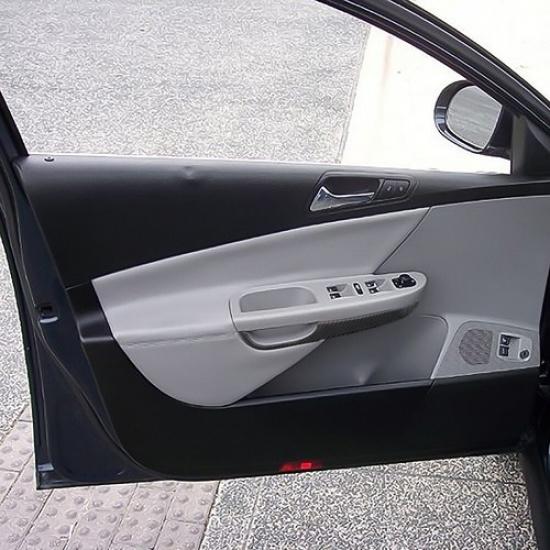 4Pcs For Volkswagen Passat Carbon Fiber Interior Door Armrest Panel Cover Trim
