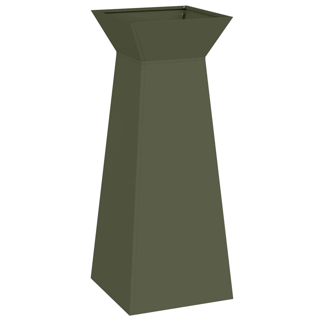 Column Planter Olive 40 x 40 x 100 cm