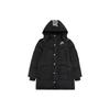 Down Jacket Kids Solid Color Hooded Casual Kids Jackets Black DR5582-010
