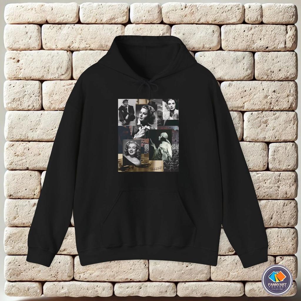 hoodie-Casual Pullover Sweatshirt SILENT MOVIE STARS