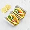 Stainless Steel Taco Holder Stand Reversible Holds 3 or 2 Tortillas Stackable Rack for Easy Storage Triangular Interior Prevents Spills Non-Stick