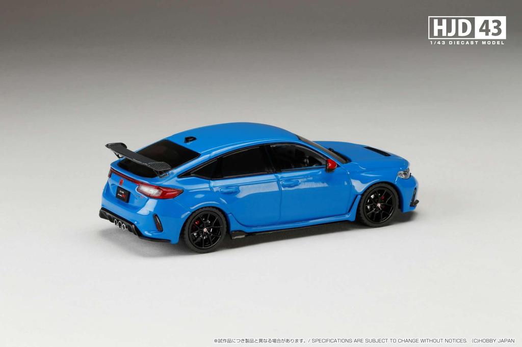 Hobby Japan HJD43 Honda Civic TYPE R с оригинальными опциями Racing Blue Pearl Готовое изделие 1/43 (ФЛ5)