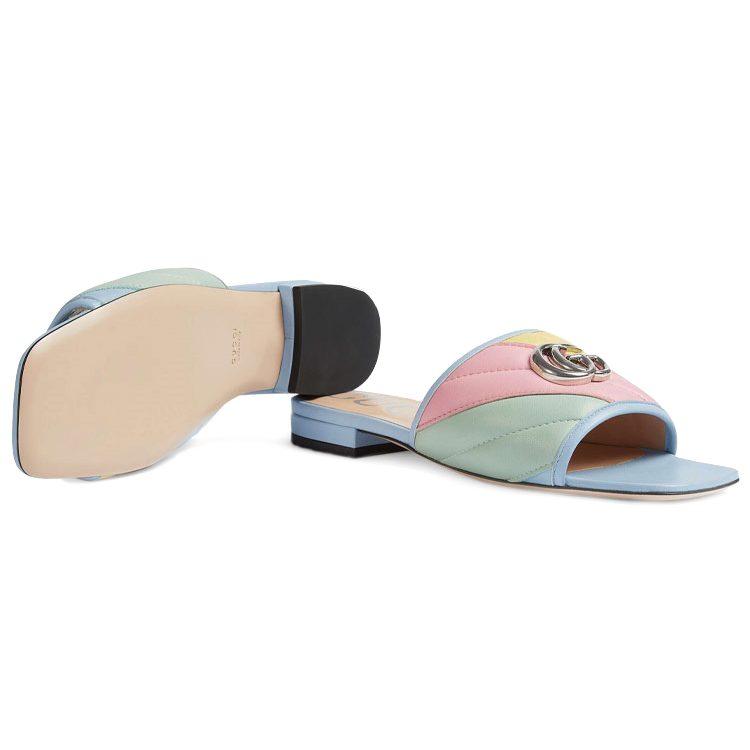 GUCCI Double G Rainbow Mules 629934 0CGB0 4970